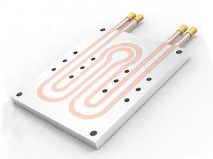 Quality Copper Heatpipe Custom Liquid Water Cooled Heat Sink Module Aluminum Plate Cold Cooling wholesale