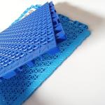 110g PP Tiles Sports Court Outdoor Gym Flooring for Volleyball Badminton