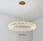 Modern LED Luxury Crystal Chandelier Rings Flower Crystal Chandelier(WH-NC-82）