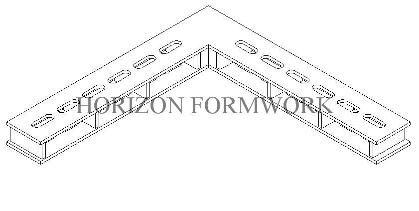 High Efficient Jump Form Formwork System Crane Lifted Steel Raw Material
