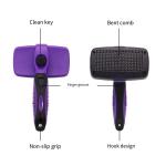 Pet Hair Removal Needle Comb Dog Massage Comb Brush Cat Grooming And Cleaning