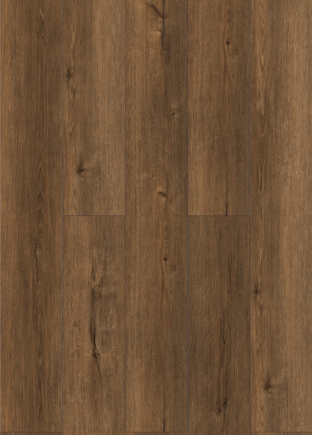 1220x183mm Wood SPC Flooring Shock Resistance Thin Stone Plastic Composite European Grey Oak GKBM DP-W82238