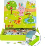 Customized Children'S Wood Magnetic Jigsaw Puzzles Learning Toys For 4 Year Olds