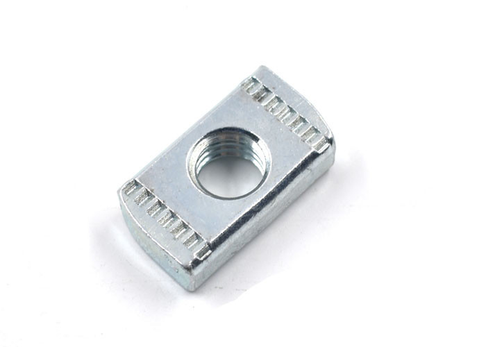 Custom-made Galvanized Square Steel Nuts Used with Channel Steel channel nuts