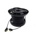 100 meter DVI AOC fiber optic cable without power supply