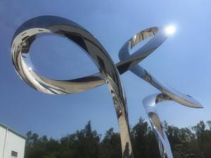 Quality Garden Outdoor Metal Sculpture Metal Abstract Style For Square Decoration wholesale