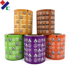 Quality Candy Chocolate Bar Packaging Printed Bopp Plastic Film Roll 30micron wholesale