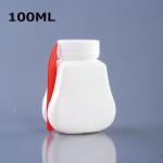 100ml Plastic Medicine Bottle HDPE Solid Tablet Packaging Pharma Grade