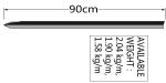 1.86kg Y Steel Fence Post for Australia Market Black Coated