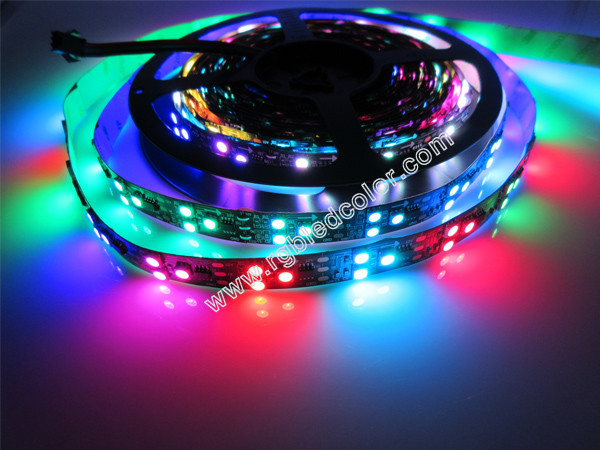 dc12v ws2811 90led triangle led strip 15mm width black pcb high brightness for disco bar