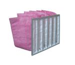 Mid Efficiency Synthetic Fiber Pocket Bag Filter , HVAC F5 F6 F7 F8 F9 Dust