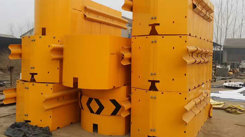 Roadway Safety Barrier Galvanized And Powder Coated Guardrails For Highways