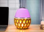 Flame Lamp Portable Ceramic Ultrasonic Essential Oil Diffuser