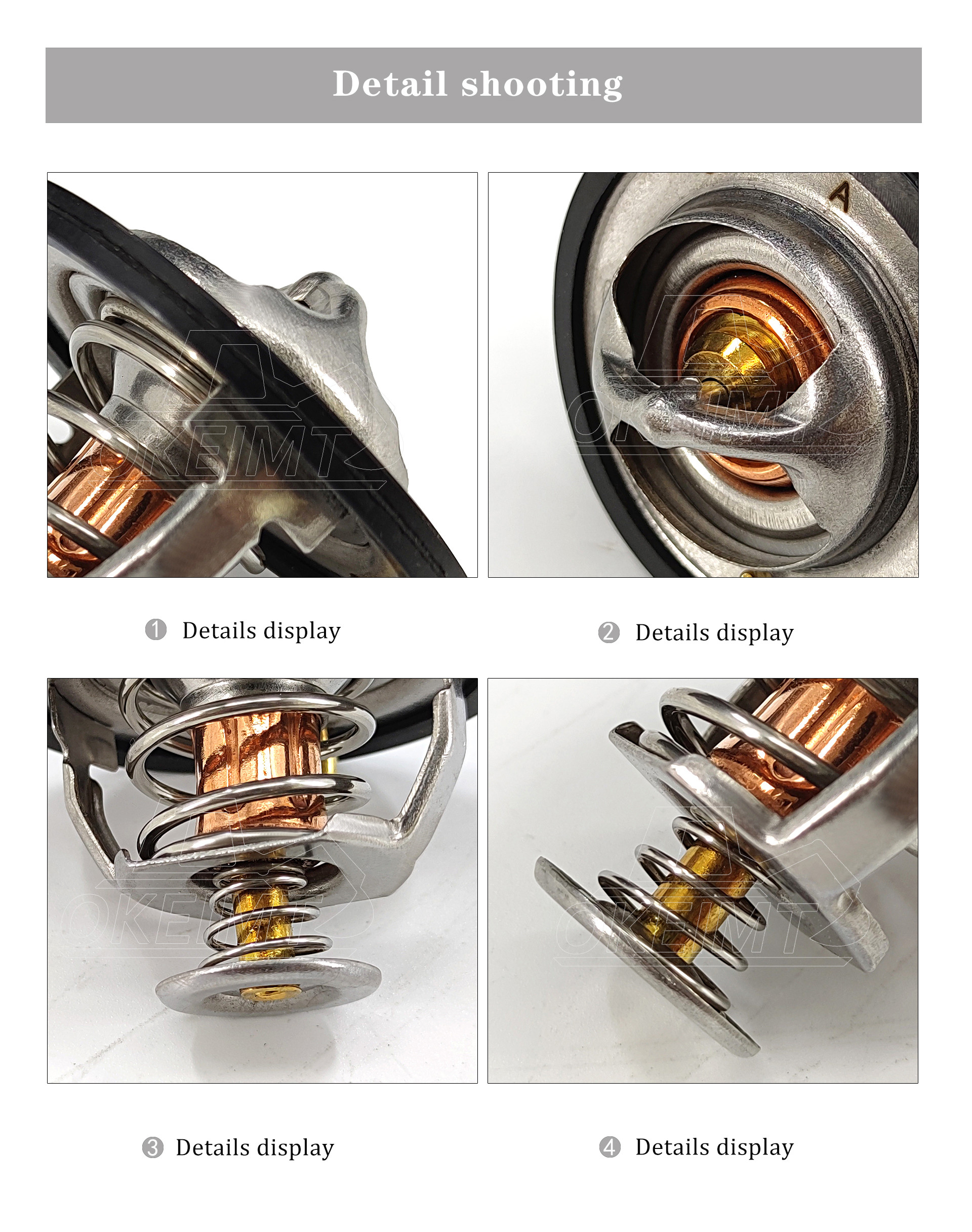 Factory Direct Sales 1C011-73010 Engine Thermostat For Kubota V3307-82° V3800 Engine