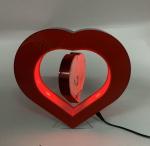 heart shape christmas gift led light magnetic levitation floating photo frame