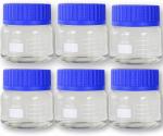 Wide Mouth Graduated Round Reagent Media/Storage Lab Glass Bottle Set With GL80