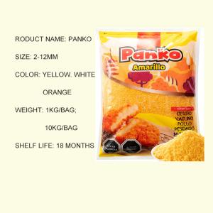Quality Chinese Factory Supply Panko Yellow Breadcrumbs Crispy Bread Crumbs For Reataurant wholesale