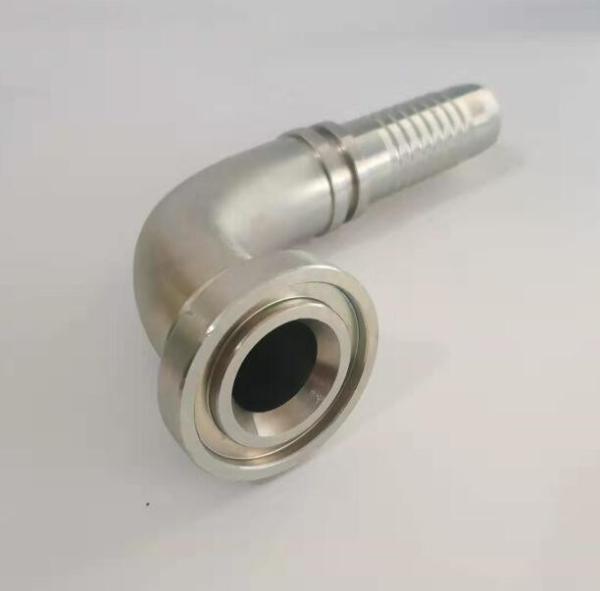 Galvanized Sheet 3000 Psi Hydraulic Flange One Piece Fitting 90 Degree Elbow