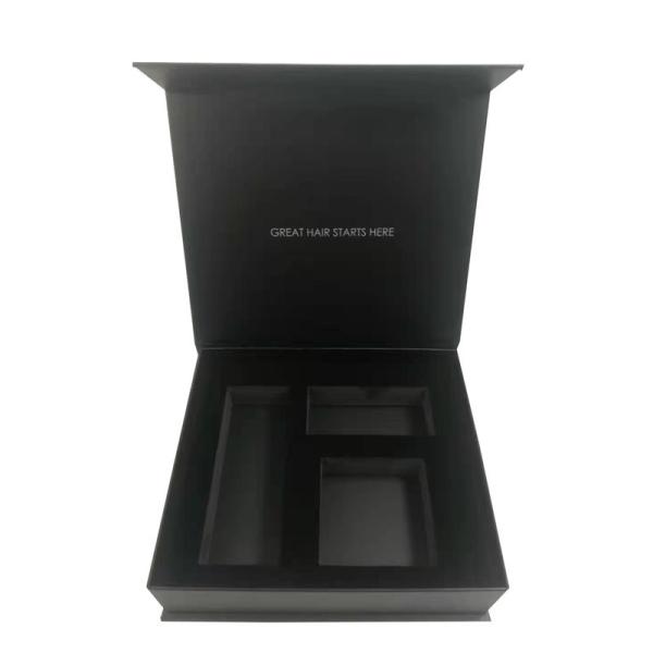 Paperboard Black Matt Luxury Honey Packaging Gift Set Personalized Size Cream