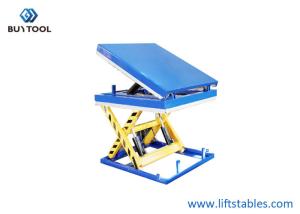 Quality 1300x850mm Warehouse Stationary Lift Table With Tilt Cargo Lifting wholesale