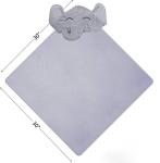 Premium Bamboo Kids Microfiber Towel , Baby Hooded Bath Towel
