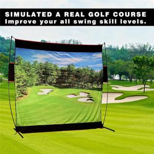 Quality High Durability Fiberglass Golf Hitting Practice Net Durable Long Frame wholesale
