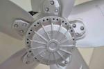 1250rpm Single Phase Four Pole External Rotor Motor AC Axial Fan 450mm Blade