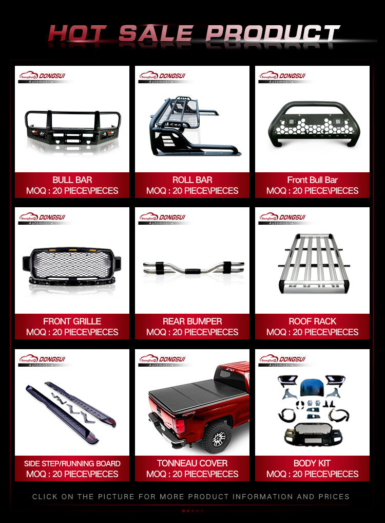 OEM Manufacturer Wholesale for Toyota Hilux Ford Ranger 4x4 Roll Bars Pickup Trucks With Light