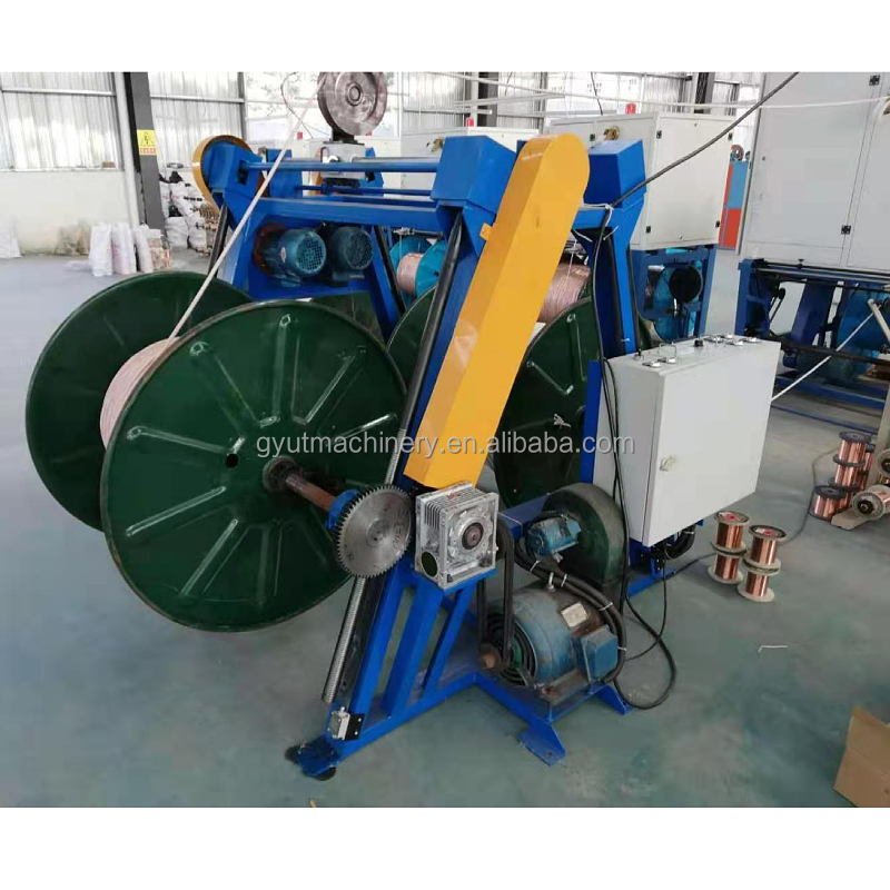 Speed Automatic Cable Take-up Pay-off Machine 1550x1550x1650 Size Braiding Professional