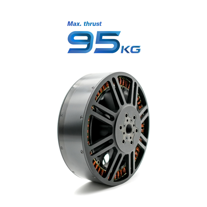 19460 95kg 90V Heavy Lift Multirotor Brushless Motor For Professional Big Drone Builds