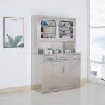 Exam Room 3 Drawers Medicine Display Cabinet , Lockable Medical Storage