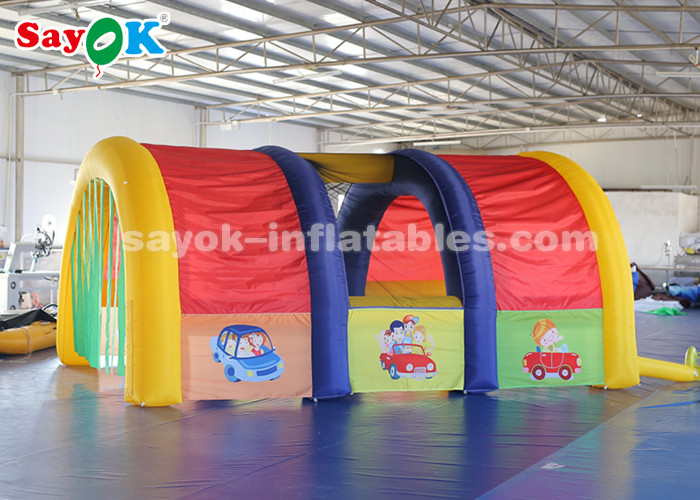 Inflatable Yard Tent Movable Rainbow Inflatable Air Tent For Party / Blow Up Arch Tent