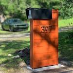 Factory Supply Curbside Welded Mailbox, All Weather Steel Lock Durable MailBox