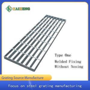 Quality T1 Welded Fixing Steel Grate Stair Treads Ladder 40mm Bearing Bars Pitch wholesale