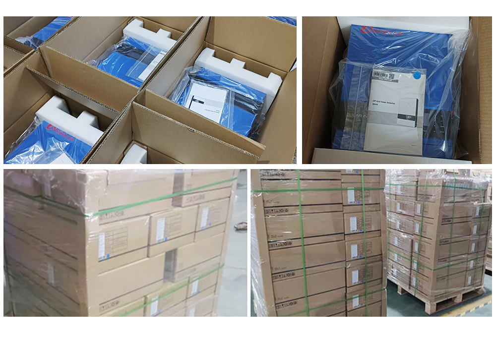 Amsolar 3KW 5KW 8KW 10KW Off Grid Solar Inverter with MPPT Voltage Range of 60-115Vdc