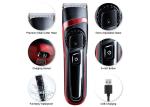 100% Waterproof Cordless Hair Trimmer LED Display Pro Home Barber Kit