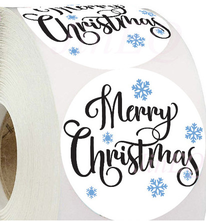 Thank You Round Sticker Labels Roll Waterproof With Logo Printing