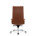 Factory supply office furniture leather office chair with aluminum alloy flat