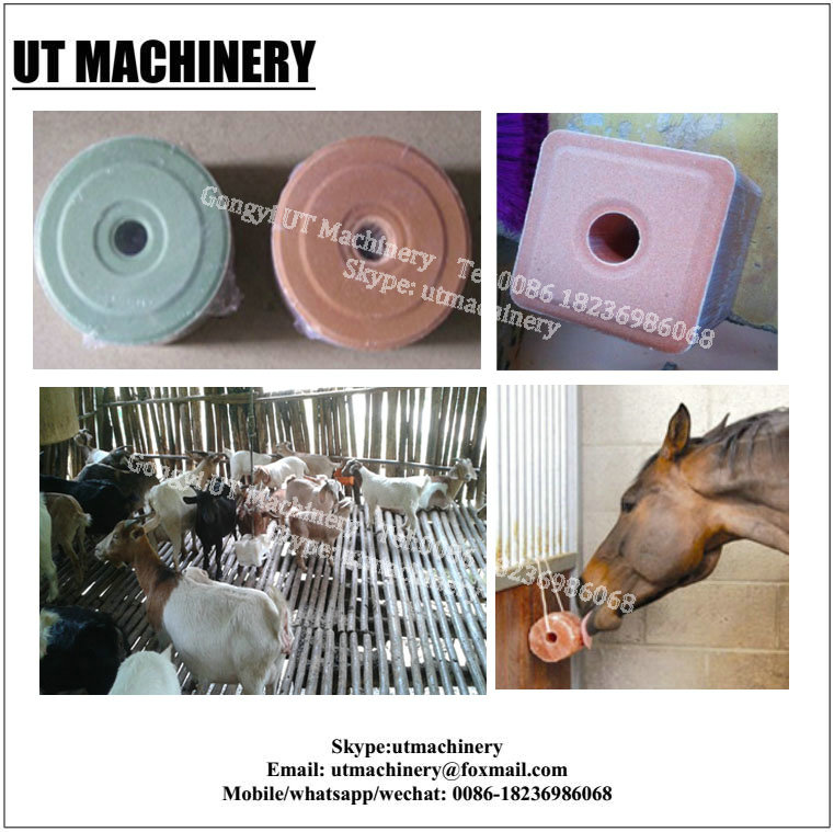 Animal Feed Lick Block Press Machine 5-10kg Best Choice for Salt Block Production