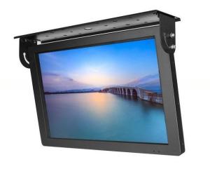 Quality Metal Housing 18.5 Inch Coach Metro Bus Monitor LCD Media Display With Wide Voltage DC 12V 24V wholesale