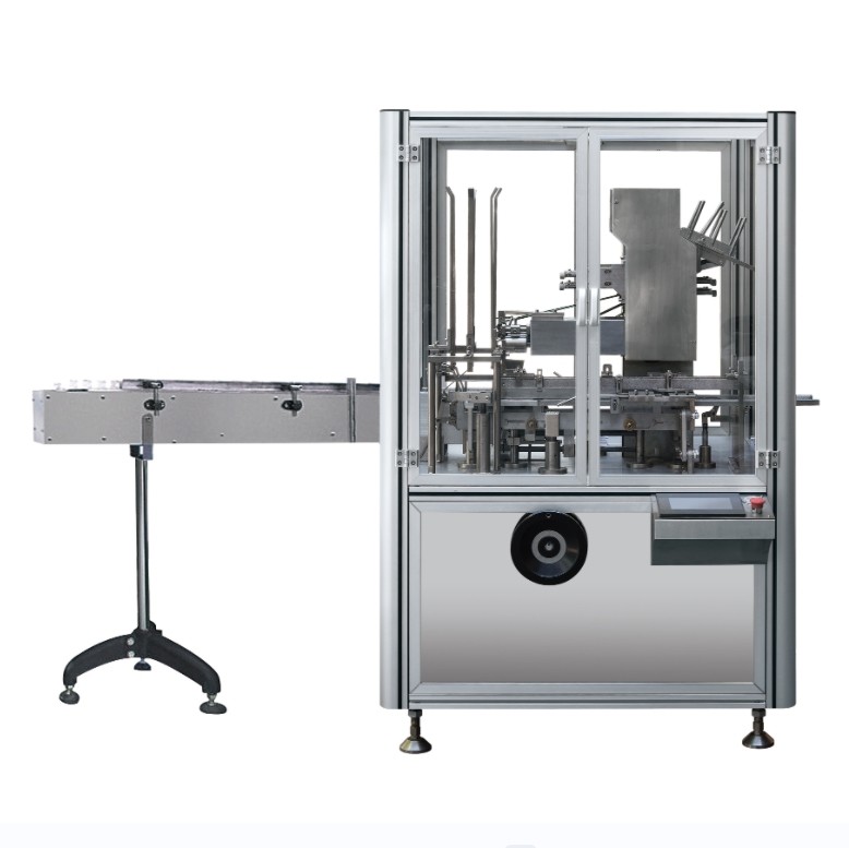 Fully Automatic Vertical Small Bottle Tube Cartoner Packaging Blister Plate Board Sachet Cartoning Box Packing Machine