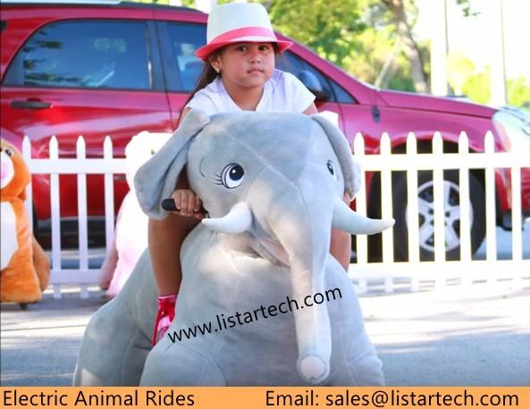 New Design Coin Operated Electrical Animal Toy Cars Stuffed Toys on Animal for