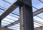 Wire Mesh Roof Steel Frame Warehouse , Welded Industrial Steel Buildings