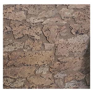 Quality ISO9001 3D Cork Bark Wall Panels Heat Insulation Tiles Regenerative 23.62*35.43 Inch wholesale