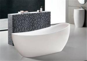 Quality Extended Backrest Acrylic Massage Bathtub / Stand Alone Tubs Easy Installed wholesale