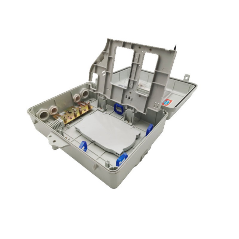 PP/PC/ABS Material 16 Cores IP55 Outdoor/Indoor Fiber Optic Distribution Box for ODF