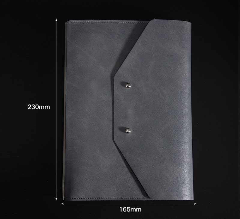 Folding Reusable Notepad With Power Bank , Multiscene Phone Charging Notebook