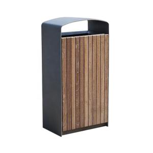 Quality Modern H1055mm 38L Wooden Recycling Bin For Public wholesale