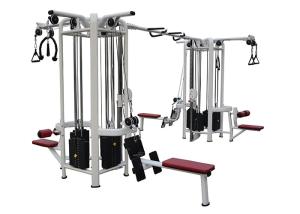 Quality Commercial Multi Jungle 8 Station Gym Fitness Machine For Body Building wholesale