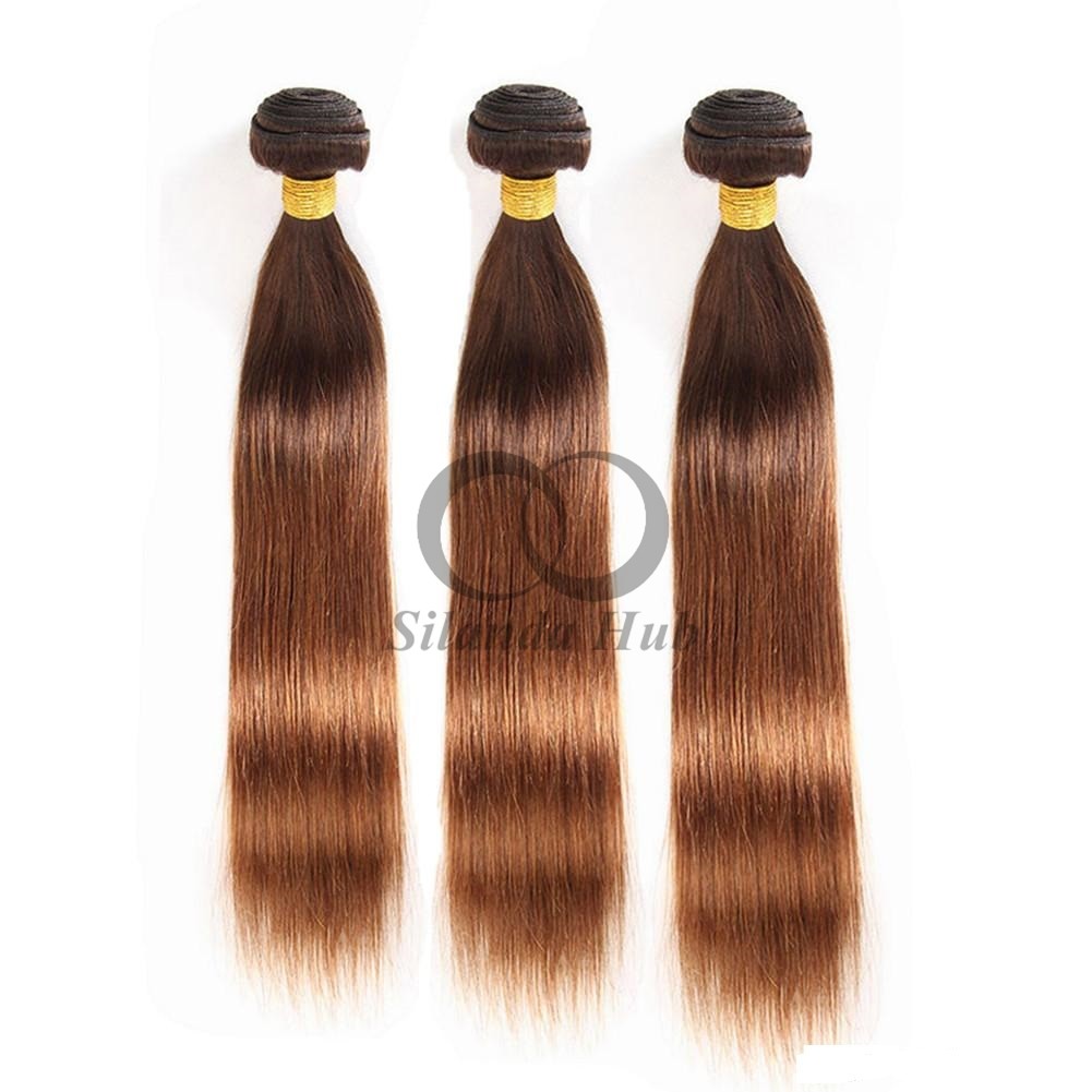 #T4/30 Straight Remy Human Hair Bundles Sew In Weave Bundles Brazilian Bundle Deals